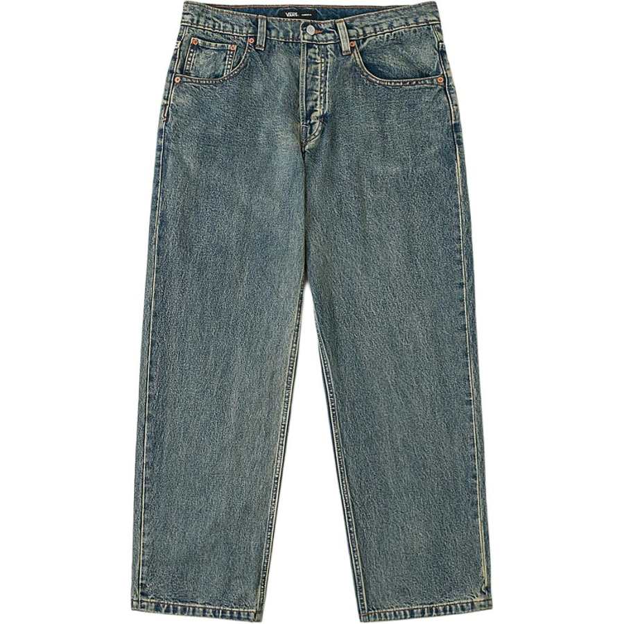 Vans Vans Jeans Men's Washed Blue Moderate Straight Fit Pants