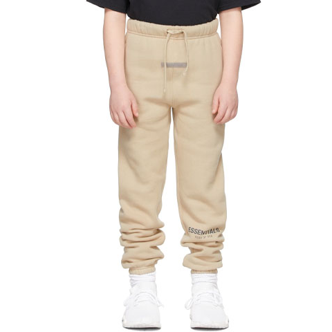 Fear Of God Essentials Knitted Sweatpants FW21 Beige Kids'