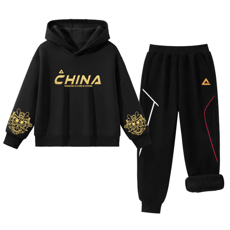 PEAK Kids Casual Sportswear Hooded Moderate