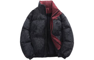 LOOX! Puffer Jackets Unisex Stand Collar Thickened