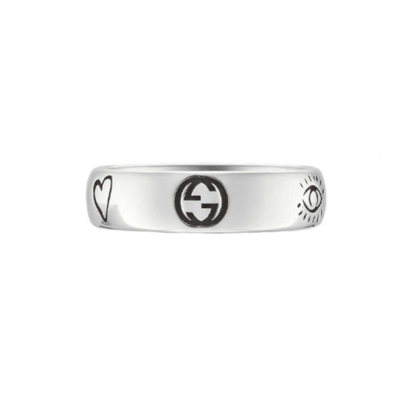 GUCCI GUCCI 925 Sterling Silver Sterling Silver Ring Unisex