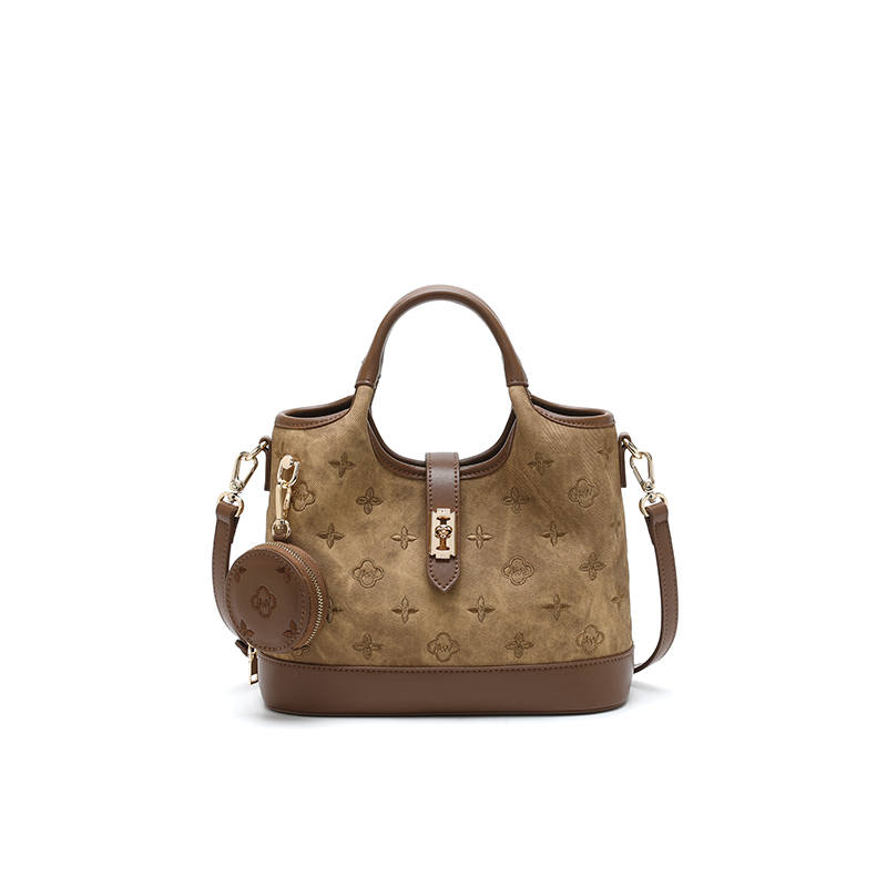 SEPTWOLVES SEPTWOLVES Pu One Shoulder Handbag Regular Women's Brown