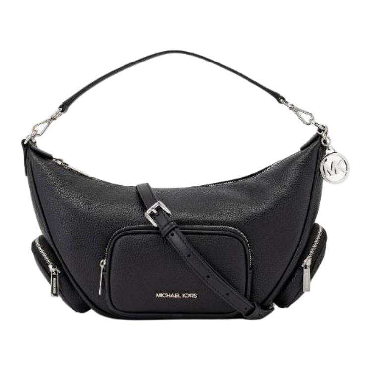 MICHAEL KORS Leather One Shoulder Handbag Women's Black