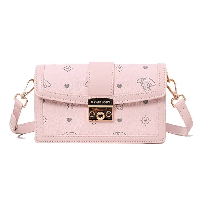 Sanrio My Melody Synthetic Leather Shoulder Bag Regular Women's Pink