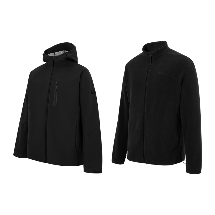 Adidas Adidas Jackets Men's Black Hooded Moderate Other