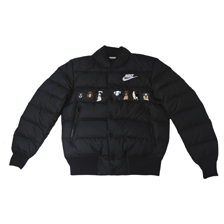 Nike Nike Down Jackets Unisex Black Stand Collar Moderate Down Jacket