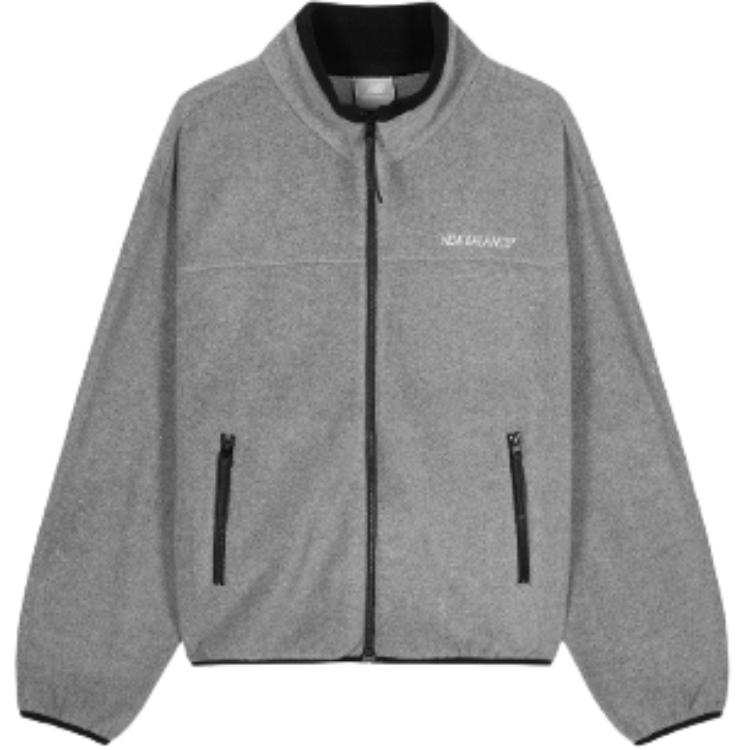 New Balance New Balance Sweatshirts Women's Gray Stand Collar Moderate