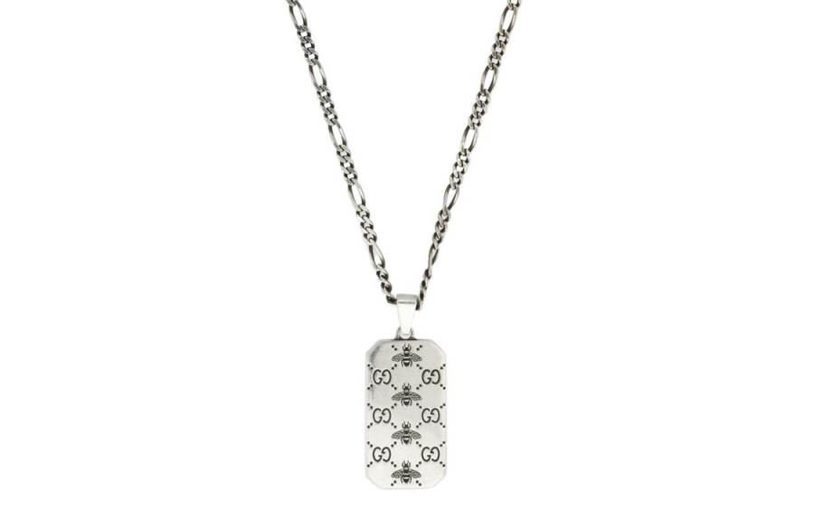 GUCCI Gg Supreme Pendant Necklace