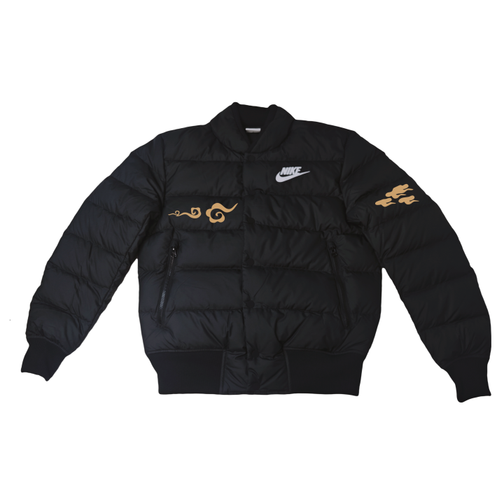 Nike Nike Down Jackets Unisex Black Stand Collar Moderate Down Jacket