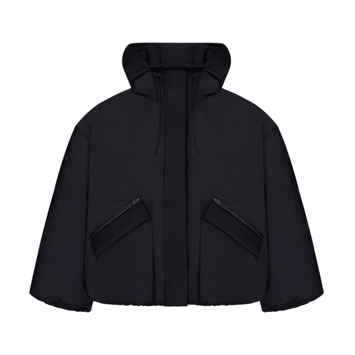 New Balance New Balance FW25 Solid Color Goose Down Fleece Lined Thermal Sports Long Sleeved Hooded Jacket Down Jacket Women's