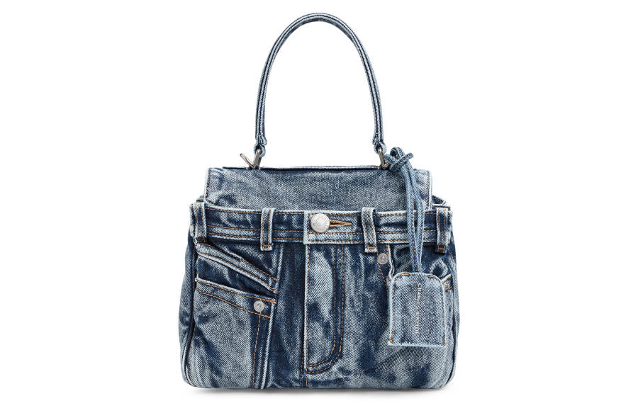 CHARLES&KEITH CHARLES&KEITH Denim Handbag Medium Women's Multicolor
