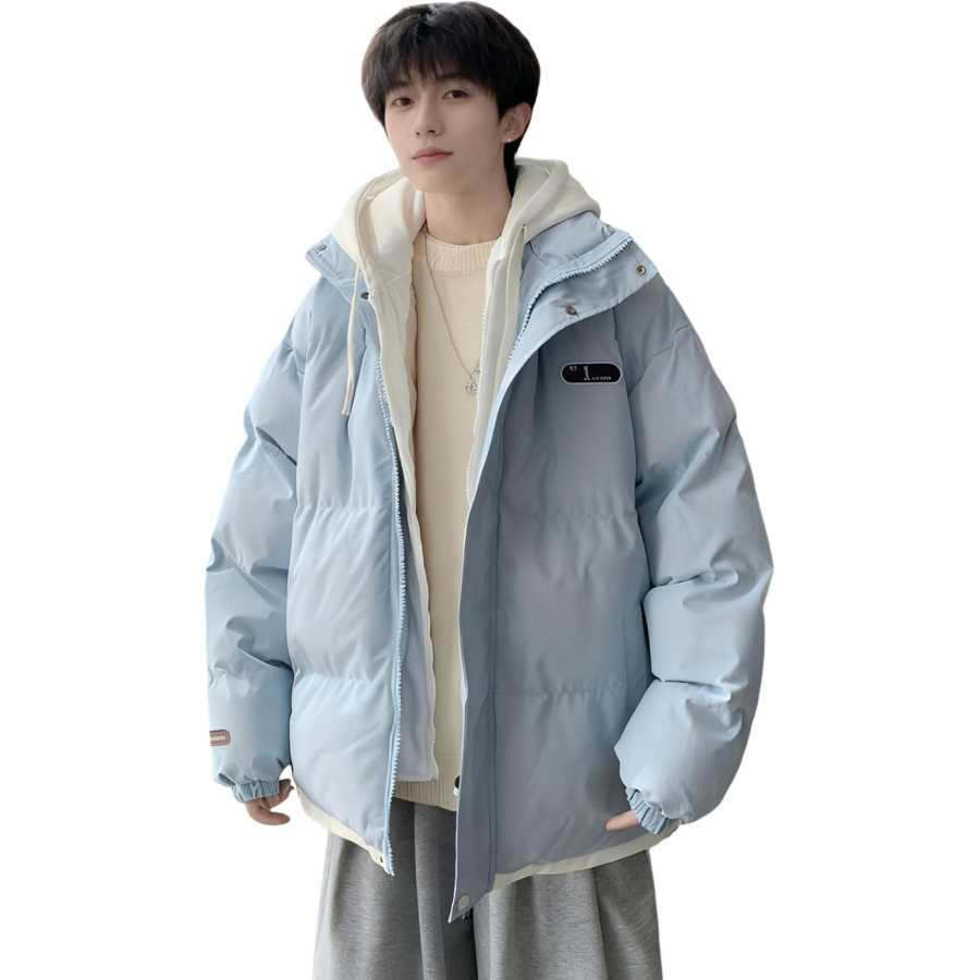 WARRIOR WARRIOR Puffer Jackets Unisex Hooded Moderate Padded Puffer Jacket