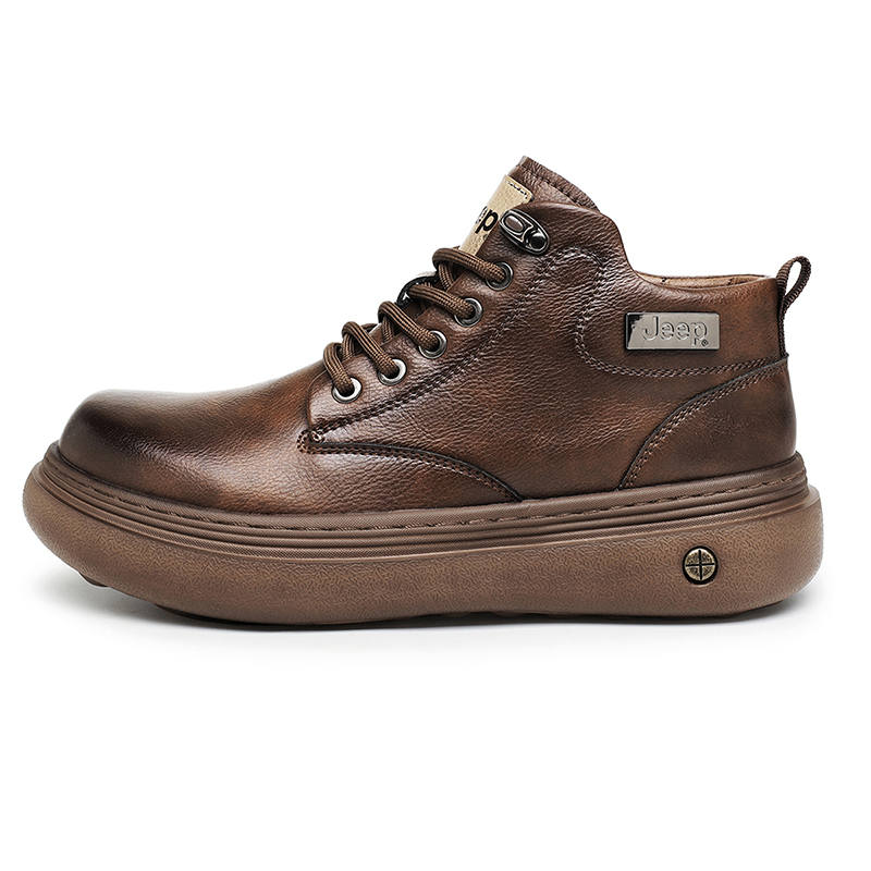 Jeep Jeep Combat Boots Men's Chestnut Brown Black