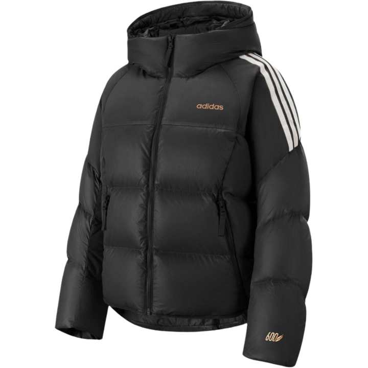 Adidas Adidas Down Jackets Women's Black Hooded Moderate