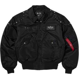 Thug Club Logo Patch Bomber Jacket