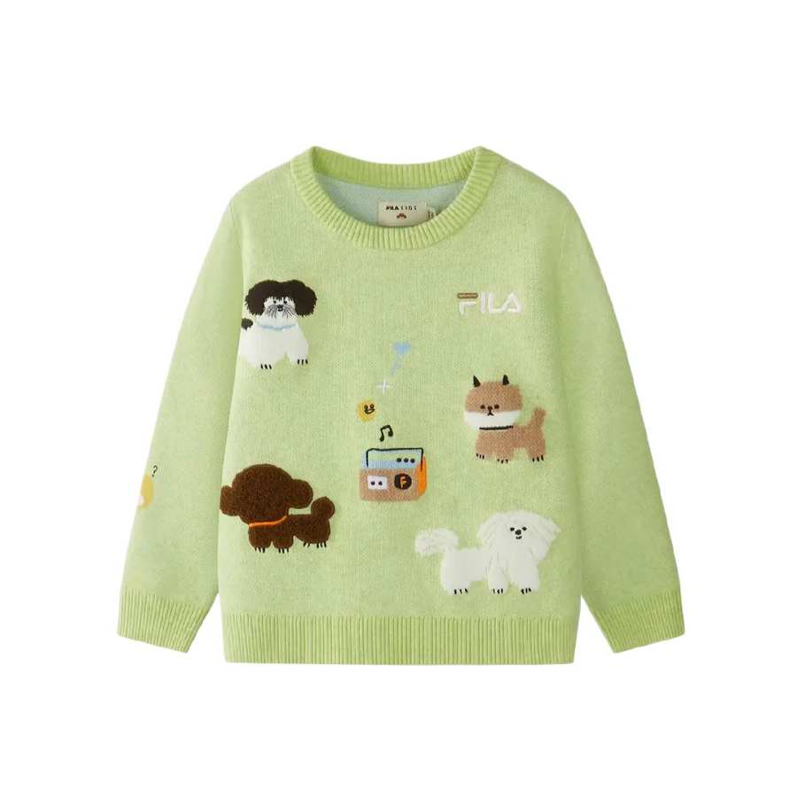 FILA KIDS x SEUNGYOUN KIM Sweater FW25 Children Aged 3 7 Years Old