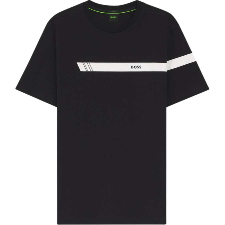 HUGO BOSS T Shirts Men's Black Crew Neck Moderate