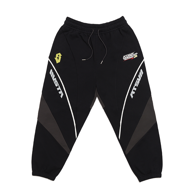 ANTA SNEAKERVERSE ANTA SNEAKERVERSE Knitted Sweatpants Unisex Basic Black