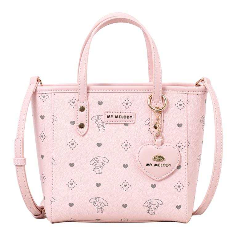 Sanrio My Melody Synthetic Leather Shoulder Bag Regular Women's Pink