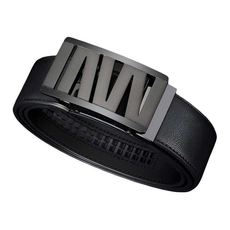 SEPTWOLVES SEPTWOLVES Split Cow Leather Automatic Buckle Belt Men's 3.5cm