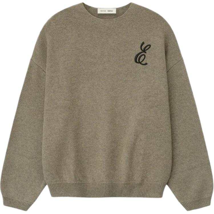 Fear Of God Essentials Logo Embroidered Jumper