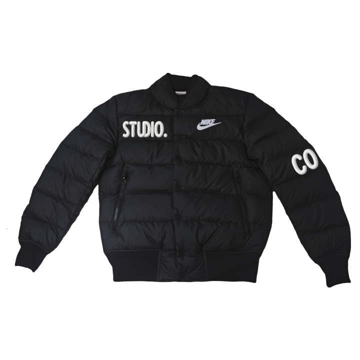 Nike Nike Down Jackets Unisex Black Stand Collar Moderate Down Jacket