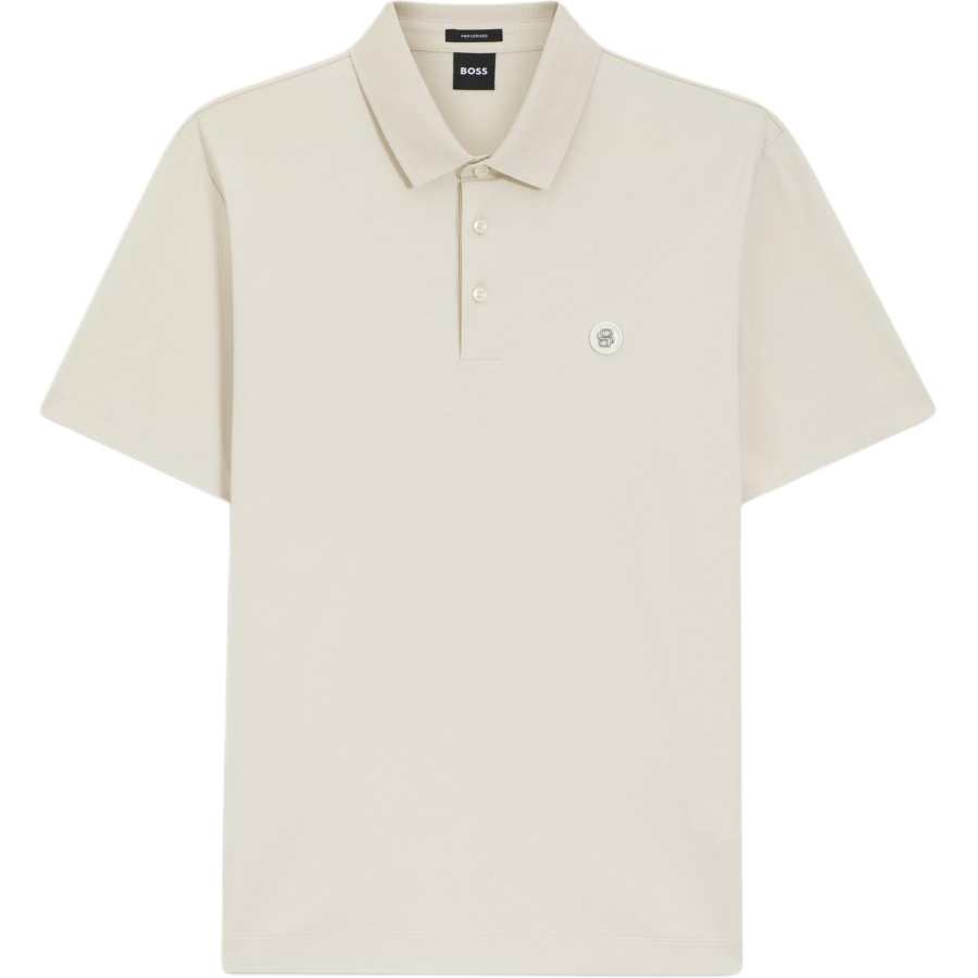 Hugo Boss buttoned logo-detail polo shirt