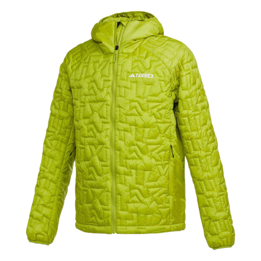 Adidas Adidas Puffer Jackets Men's Vintage Lime Green Hooded Moderate Other