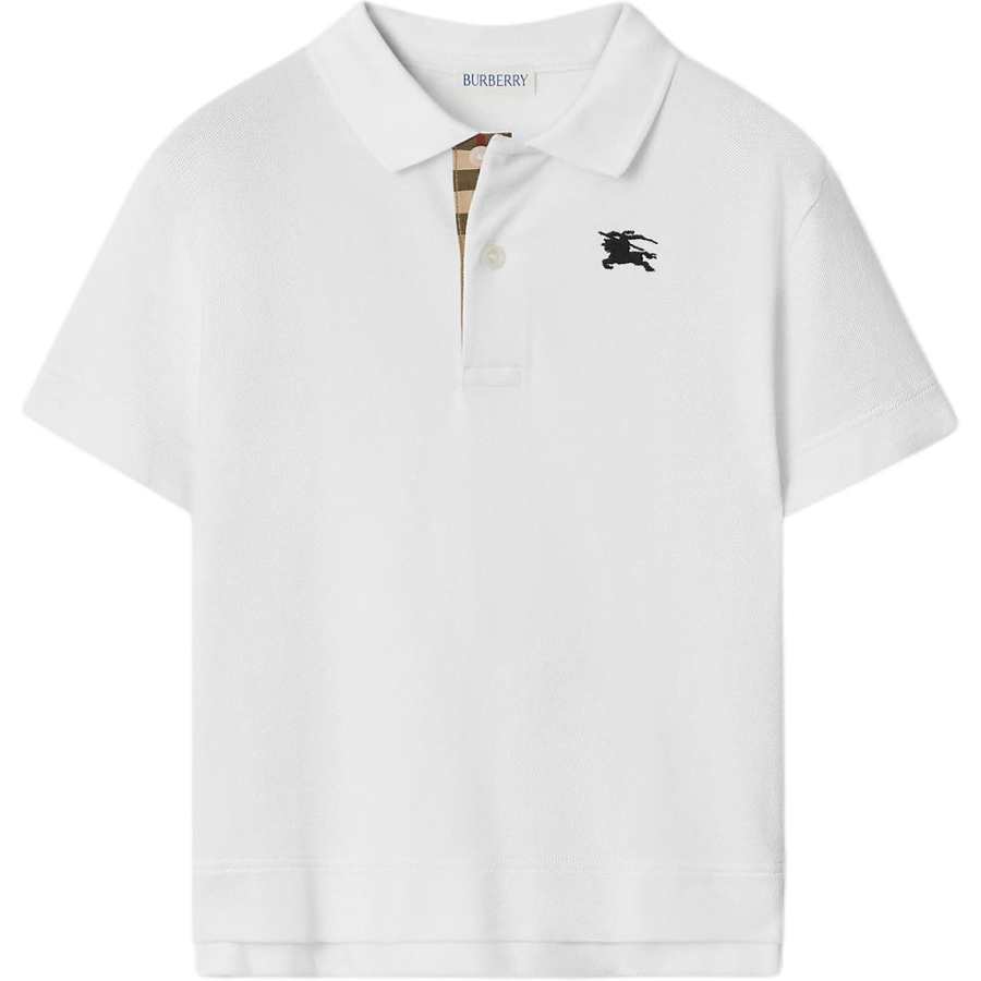 Burberry Polo Shirt White Kids'