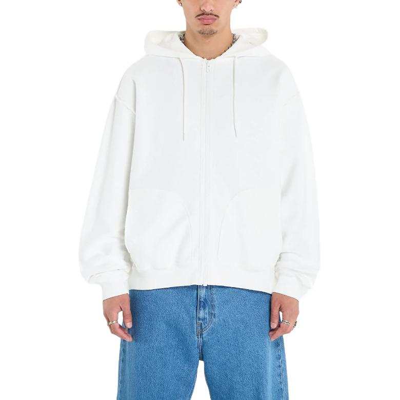 MM6 Maison Margiela Zip-Up Drawstring Hoodie