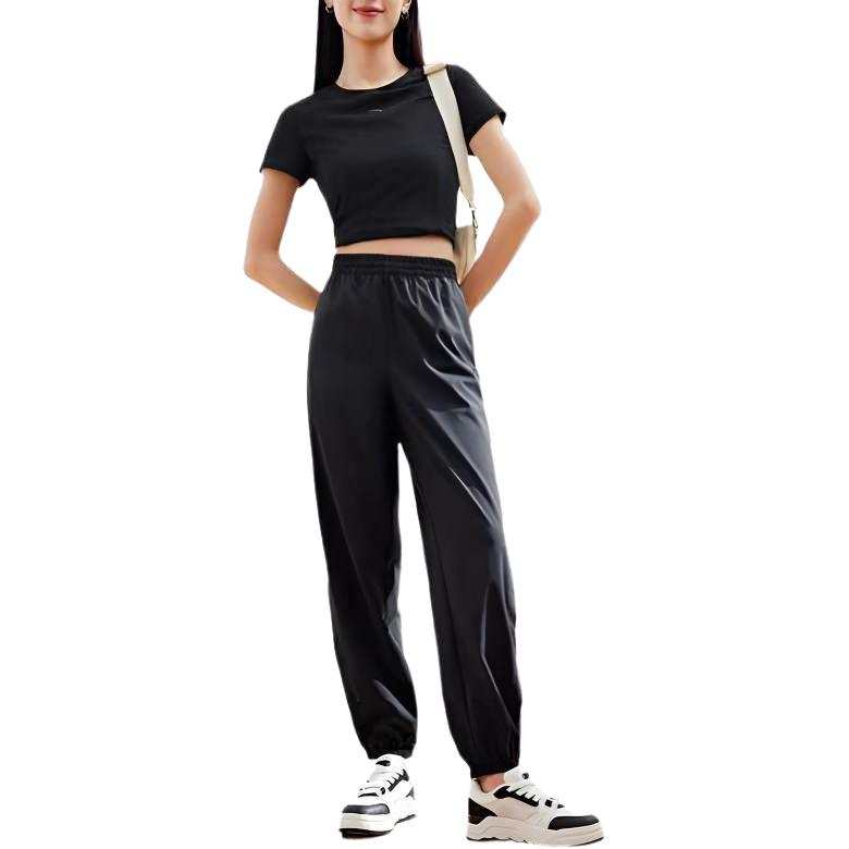 ANTA Sports Pants Women's Black Moderate