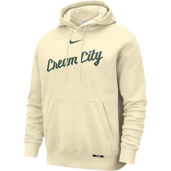 Nike Nike Milwaukee Bucks City Edition Men's Nike Basketball Club Pull-Over Hoodie