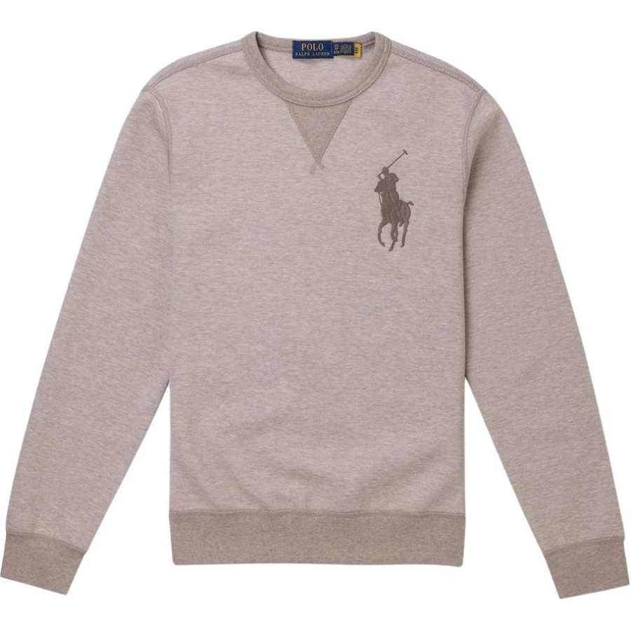 Polo Ralph Lauren Big Pony FW25 Sweatshirt Men's Light Umber