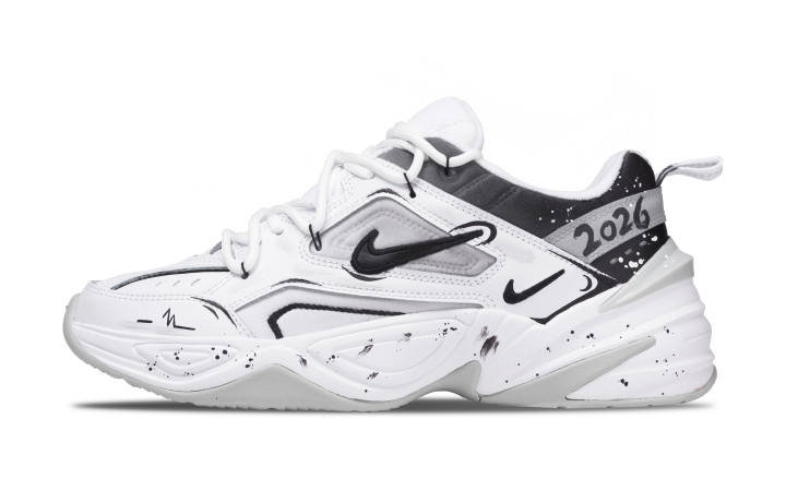 Nike Nike M2K Tekno Immediate Success Leather Cushioning Abrasion Resistant Breathable Height Increasing