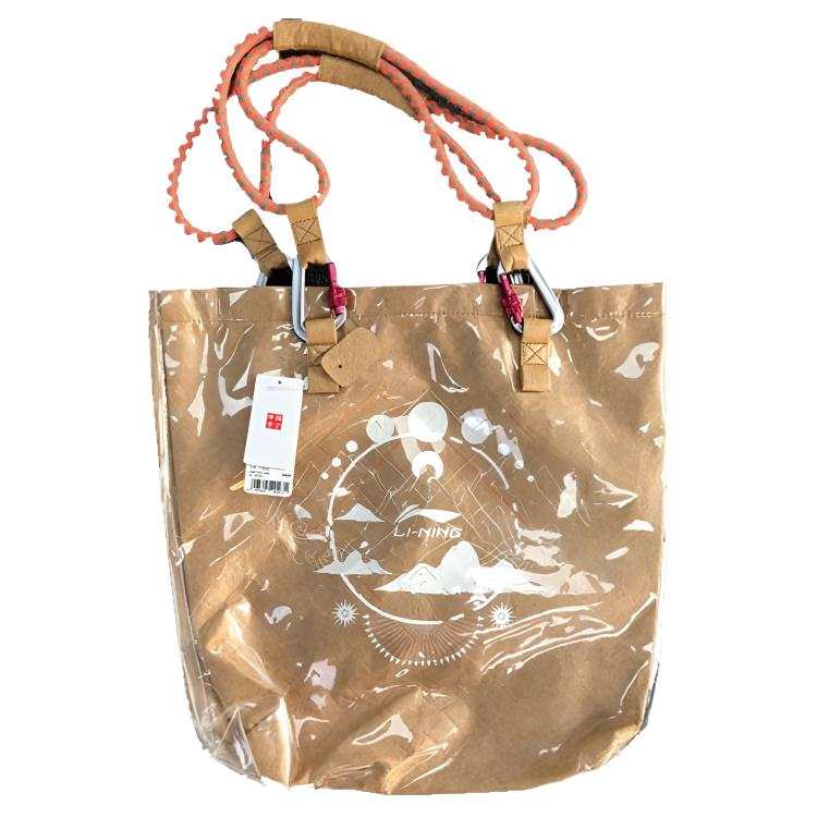 Li-Ning Li Ning Fashion Apparel Runway Show Handbag Unisex Khaki