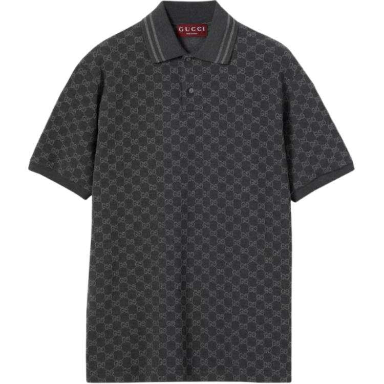 Gucci Gg cotton piquet jacquard polo shirt