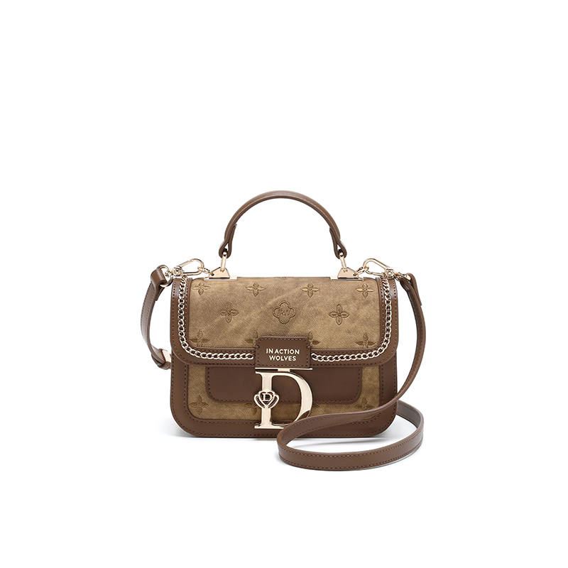 SEPTWOLVES SEPTWOLVES Pu Handbag Women's Brown
