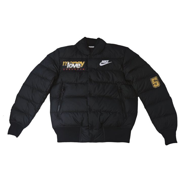 Nike Nike Down Jackets Unisex Black Stand Collar Moderate Down Jacket