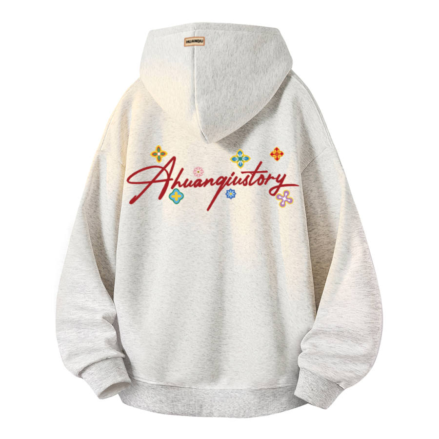 HUANQIU Sweatshirts Unisex Hooded Moderate Regular