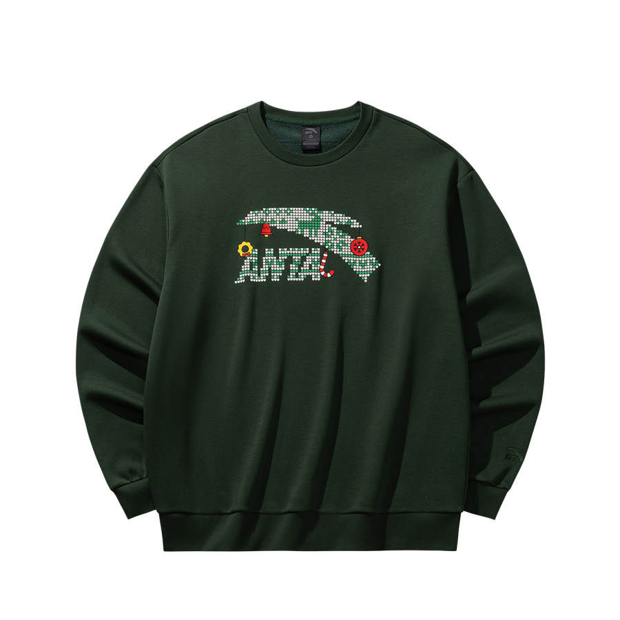 Anta Sweatshirt Men's Mystic Fruit Green