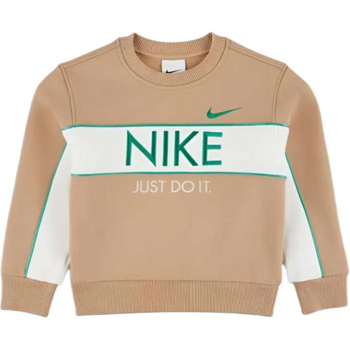 Nike Nike Sweatshirt Pullover Without Hood Fleece Lined Crew Neck Kids'