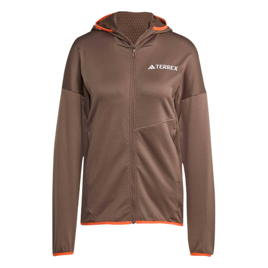 Adidas Adidas Fleece Tops Women's Earth Tone Moderate