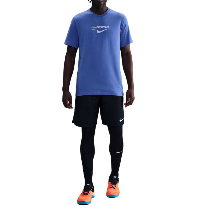 Nike Nike Dri Fit T Shirts Men's Comet Blue Crew Neck