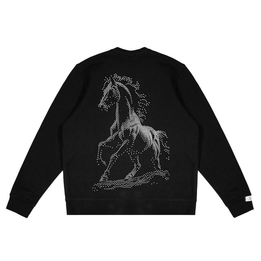 Adidas Adidas Sweatshirts Unisex Black Crew Neck Moderate Regular
