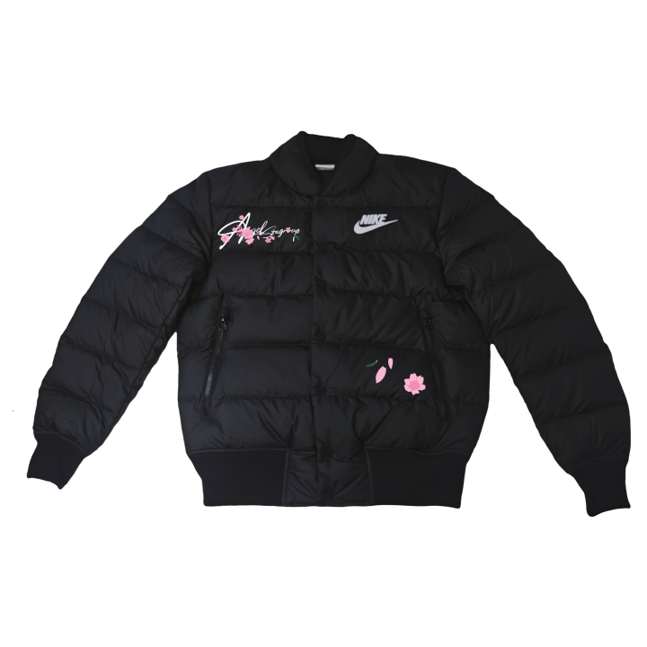 Nike Nike Down Jackets Unisex Black Stand Collar Moderate Down Jacket