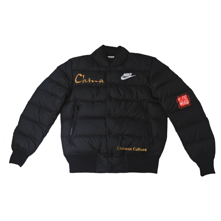 Nike Nike Down Jackets Unisex Black Stand Collar Moderate Down Jacket