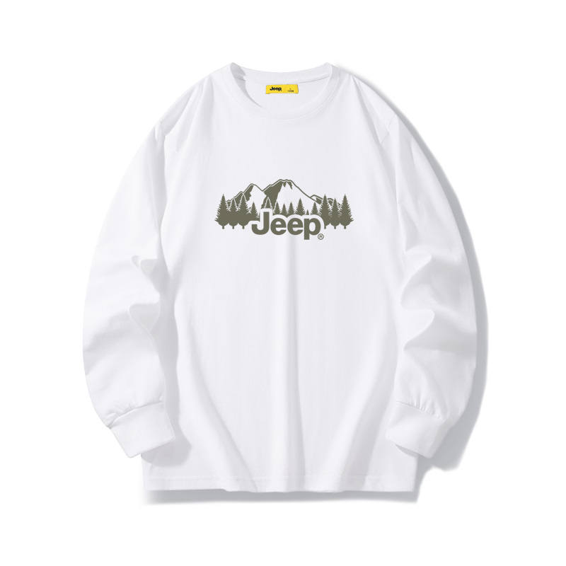 Jeep T Shirts Unisex Crew Neck Moderate Straight Fit