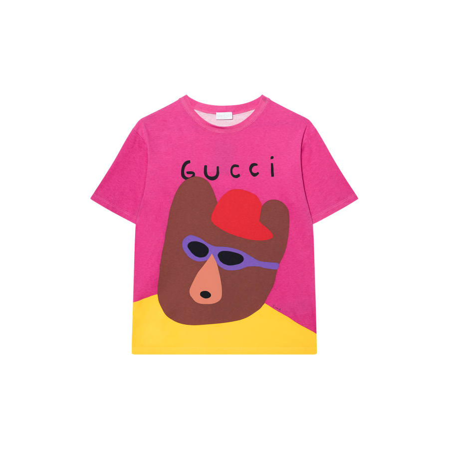 GUCCI Kids T Shirts Crew Neck Moderate