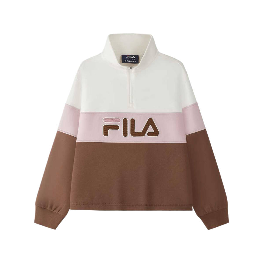FILA KIDS Sweatshirt Tricolor Patchwork, Minimalist Style, Stylish Kids'
