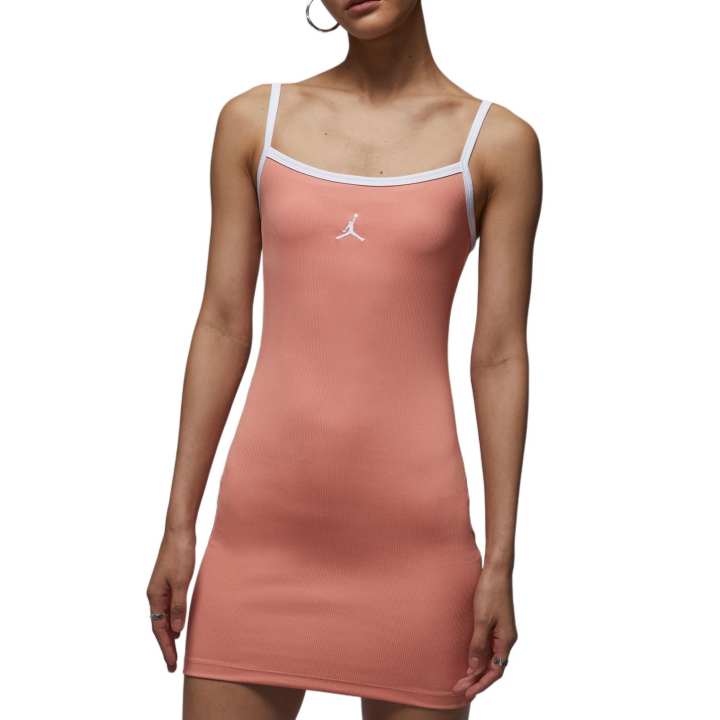 Jordan Jordan Slip Dresses Women's Light Mallow Root Brown/White/White Moderate Short